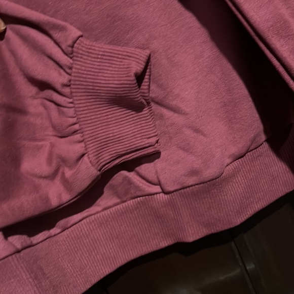 Fleeced Full Sleeves Sweat shirt - Cherry Colour - Picture 6 of 10